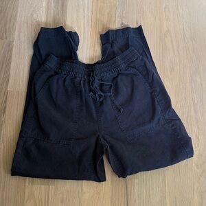 J. Crew Black Linen Pants